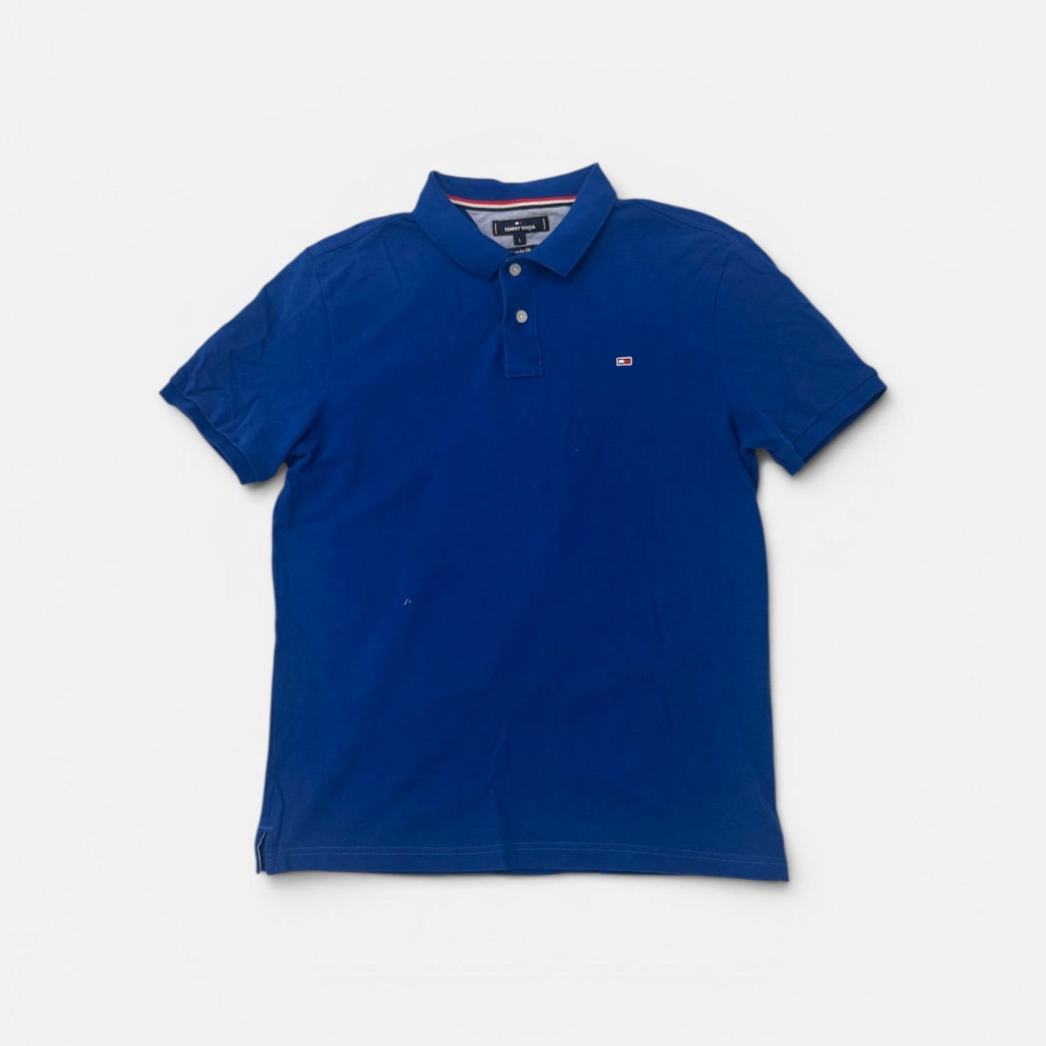 Tommy Jeans Polo Μπλε Ρουά